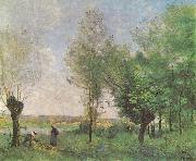 Jean-Baptiste-Camille Corot Erinnerung an Coubron oil painting